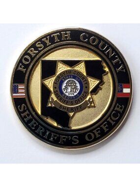 Forsyth County Sheriff’s Office Gold & Black Challenge Coin Dedication & Honor
